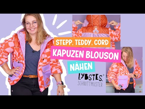 Blouson nähen: Teddy, Stepper, Cord Mix & Eingrifftaschen (Anleitung)