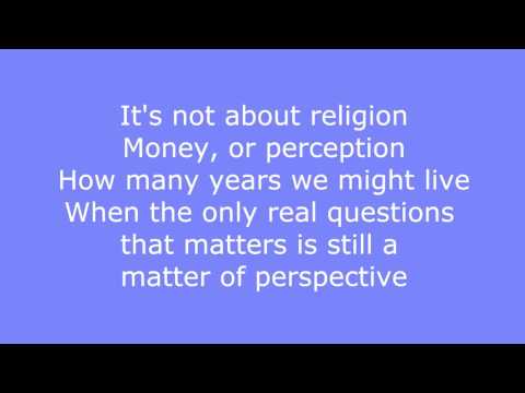 Love Song To The Earth - Karaoke / Instrumental backing track