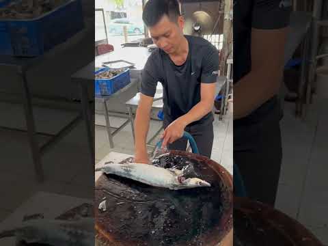 $100 Giant Sturgeon Fish BBQ In Vietnam