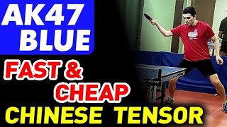 review PALIO AK47 Blue - fast inexpensive rubber for OFF or ALL play style, test
