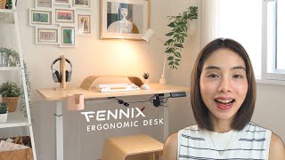 รีวิวโต๊ะปรับระดับไฟฟ้าราคาเริ่มต้นหลักพัน ที่ให้ฟีเจอร์หลักหมื่น | Fennix Ergonomic Desk