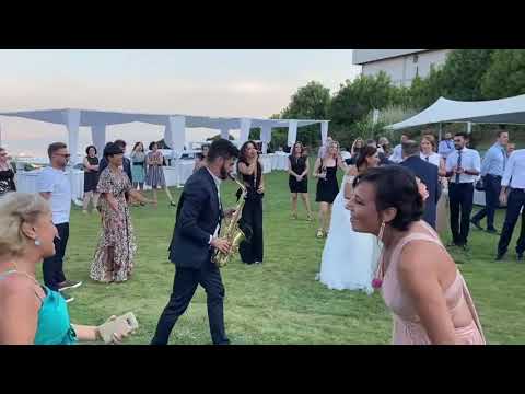 Toni On Sax - With Singer @ Wedding in Puglia Italy