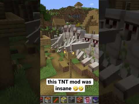 Insane Iron Golem TNT Prank! 😱 #Minecraft