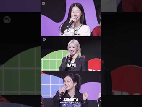 Wait for Chiquita name 😂 #kpop #babymonster #chiquita #ruka #rami #shorts