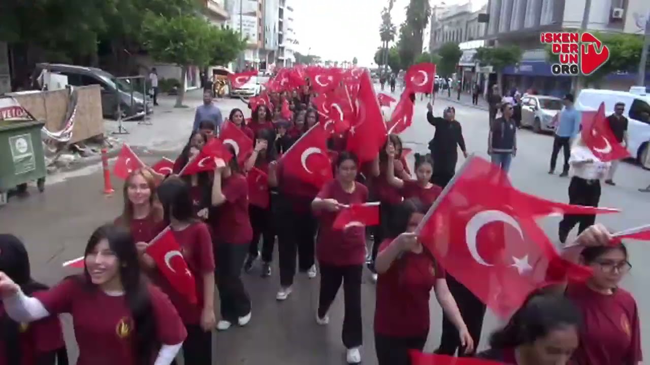İskenderun’da ‘Gençlik Yürüyüşü’ coşkusu…