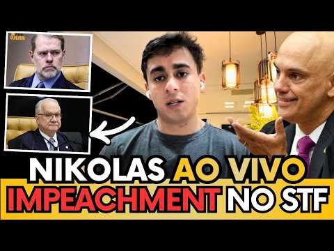 🚨 🇧🇷AO VIVO: NIKOLAS PEDE IMPEACHMENT DE FACHIN APÓS ARQUIVAR PROCESSO DE TOFOOLI DO BANCO MASTER!