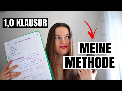 WIE ICH FÜR 1,0 KLAUSUREN LERNE ✅// step by step Anleitung