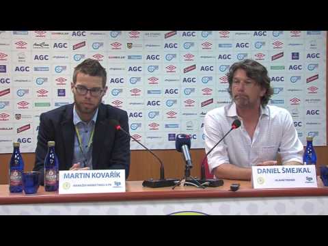 Tisková konference trenéra Teplic po zápase Teplice - Dukla Praha (27.5.2017)