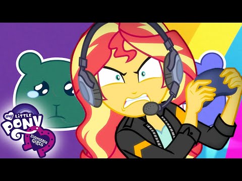 "My Little Pony: Equestria Girls | Fluttershy VS Sunset🎮👾 | MLP EG Episodes | 45 Minute Special ✨