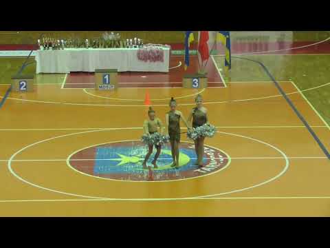 Słoneczka (Leśnica) Wicemistrz Polski trio mix kadetki Wiktoria Mirek, Hanna Świętek,Olivia Żurowska