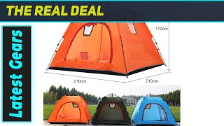 Amazing 4 Person Outdoor Ice Fishing Shelter: Winter's Warmest Tent