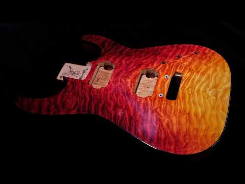 Warmoth Soloist Dragon Breath Part 2: clear coated, back from the finishing shop