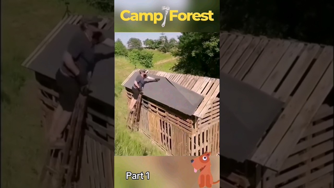 Building a house from pallets Part 1