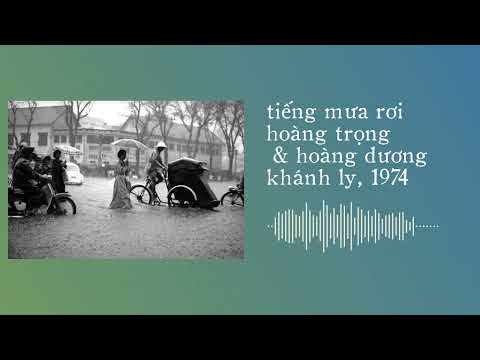[Tango] Khánh Ly hát Tiếng Mưa Rơi (Hoàng Trọng & Hoàng Dương) (1974) | Tiếng Tơ Đồng 3