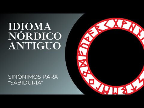 Aprende IDIOMA NÓRDICO ANTIGUO Palabras y sinónimos para "SABIDURÍA" #NórdicoAntiguo