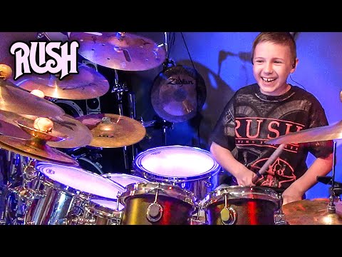 RUSH - A Drum Chronology (10 year old drummer)