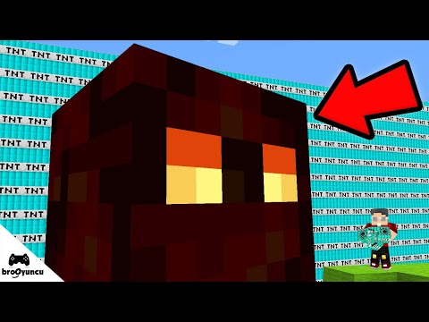 MİNECRAFT YENİ FARKLI NÜKLEER TNT MAGMA KÜPÜ PATLATMAK