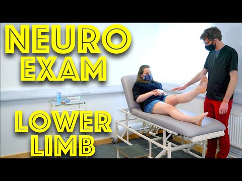 Lower Limb Neurological Examination (OLD) - Power, Reflexes, Sensation, and Coordination - Dr Gill
