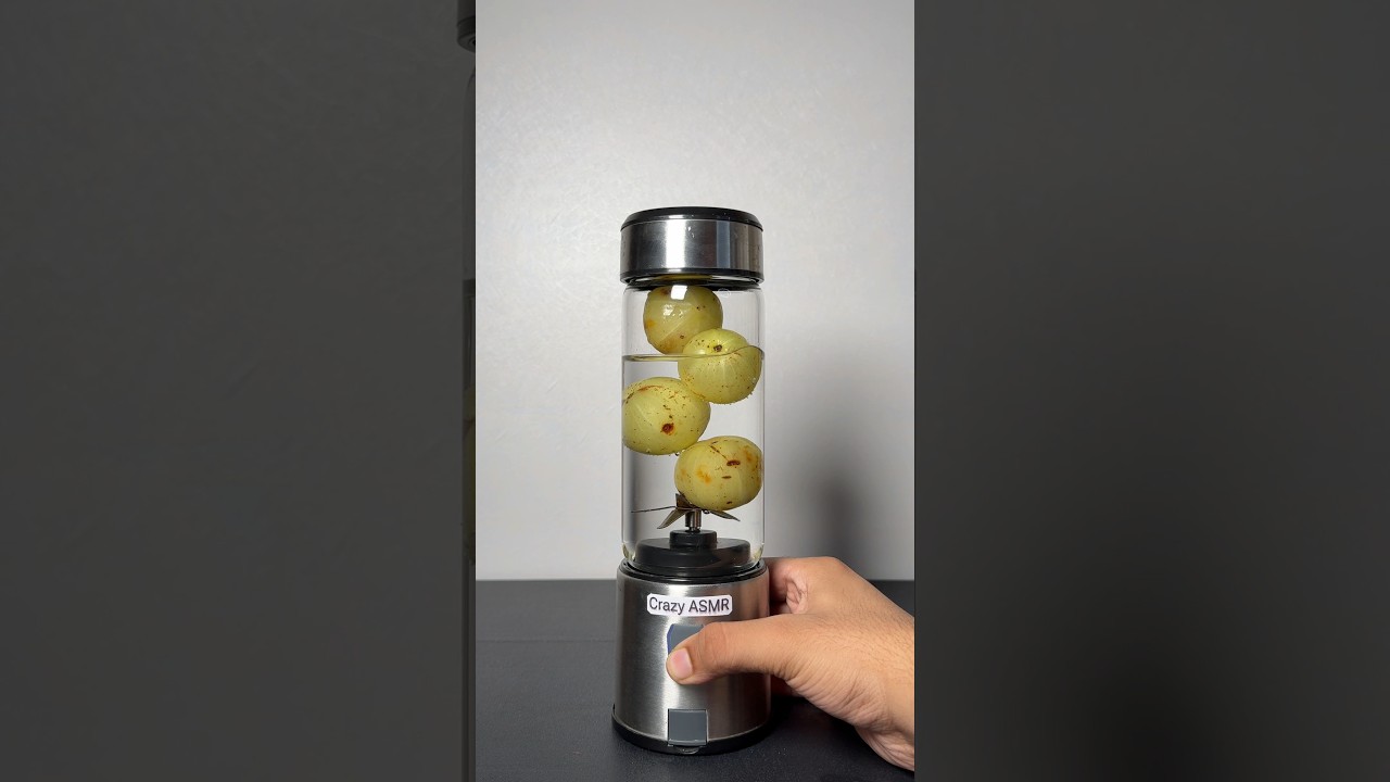 Amla Juice In Portable Blender 😋🙂