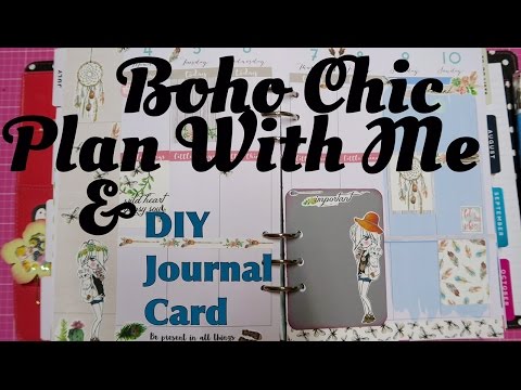 Boho Chic Planner Layout I M A Cool Mom