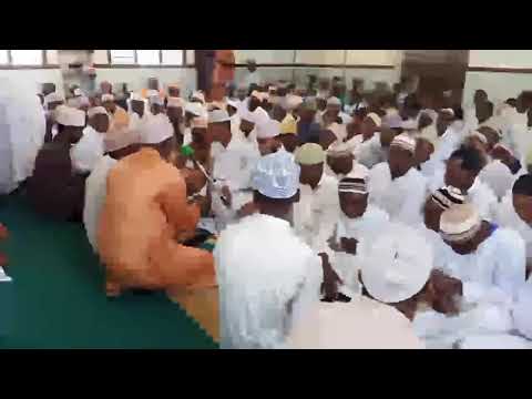 Abdisa Mirza akiwa katika maulid ya Madrasatu Zainul Aabideen , Bakarani 2021