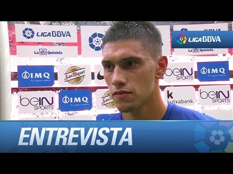 Entrevista a Emiliano Velázquez tras el Athletic Club (3-1) Getafe CF