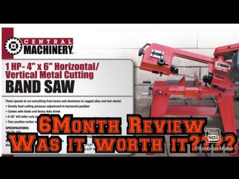 Harbor Freight 4x6 Horizontal /Vertical Metal Cutting Band saw 6 month reviewMarch 14, 2021