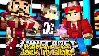 Minecraft Adventure - IRON-MAN MAKES JACK GO INVISIBLE!!!