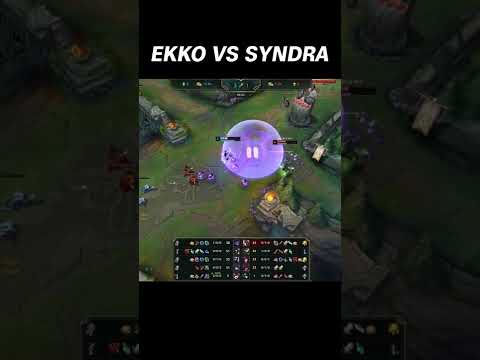 Ekko vs Syndra Who is win? #Shorts