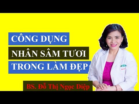 Công dụng của Nhân Sâm Tươi Hàn Quốc ngâm rượu, mật ong trong làm đẹp