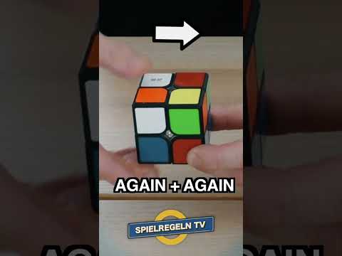 HOW TO SOLVE 2x2 RUBIK'S CUBE  (Trick) | SPIELREGELN TV #shorts