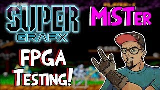SuperGrafx FPGA Gaming MiSTer Project! Testing Each Game!