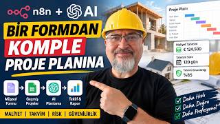 n8n ve Yapay Zeka ile Detaylı Proje Planlama Otomasyonu | Maliyet, Zaman, Risk v