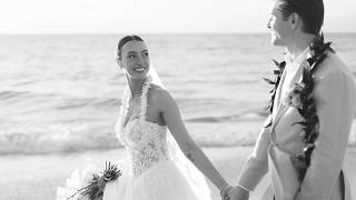 our wedding day 💍🤍 private beach elopement on Maui, Hawaii (home movie style vlog)