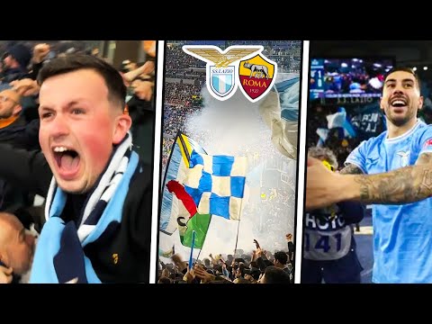 CRAZY ULTRAS GO MENTAL as LAZIO WIN vs ROMA 🔥