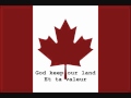 National Anthem of Canada Instrumental with lyrics ...