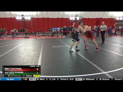 Junior 220 Brett Wittmann Askren Wrestling Academy Vs Matthew Schorer X- Factor Elite