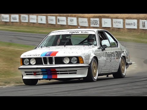 BMW 635 CSI 3.5 Litre Straight Six *PURE ENGINE SOUNDS* @ Goodwood FOS