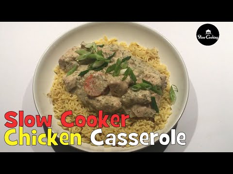 Slow Cooker Chicken Casserole