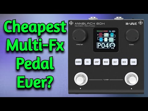 Unboxing the WORLD’S CHEAPEST Multi-Effects Guitar Pedal In 2025 - Ann BlackBox by M-VAVE