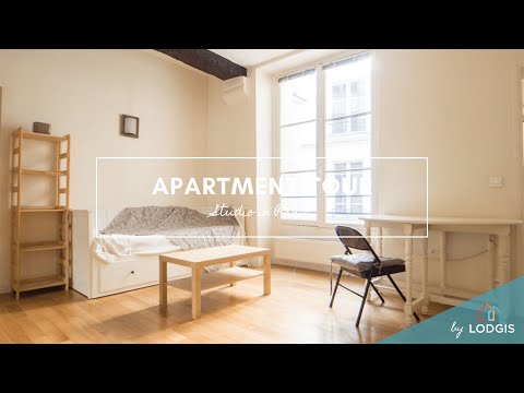 Apartment Tour // Furnished  28m2 in Paris – Ref : 10515770