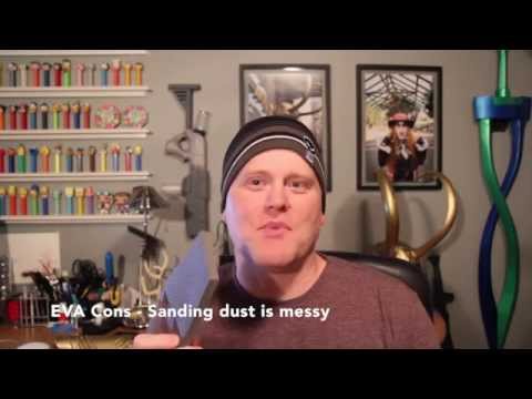 Worbla vs EVA Foam for Cosplay Crafting Armor Building