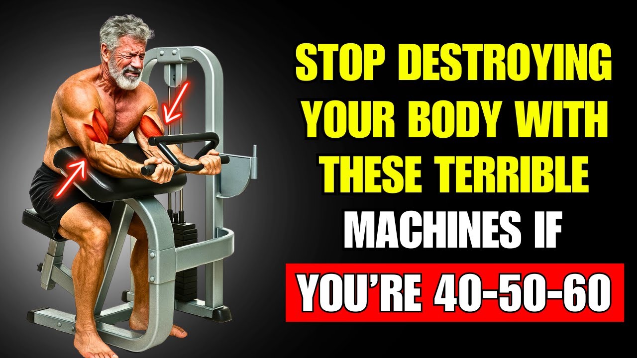 10 GYM MACHINES YOU NEED TO STOP USING if you're OVER 40! ($15,000 Surgery Risk)