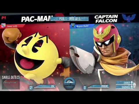 Everest PNW Invitational - Pool 1 - JDV (PAC-MAN) vs Trident (DK, Cpt. Falcon)