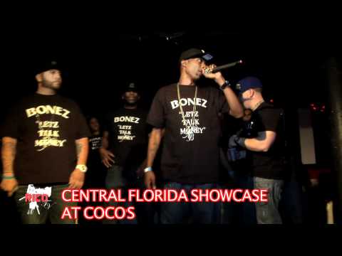 BONEZ MAJOR RYDEOUT RECORDS FIRST 2 SONGS AT CENTRAL FLORIDA SHOWCASE AT COCOS