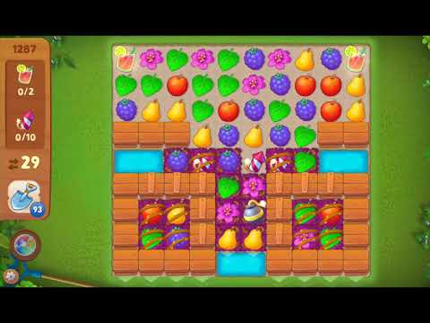 Gardenscapes Area 7 Day 4 Hard Level 1287