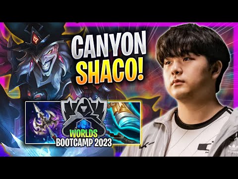 CANYON IS A BEAST WITH SHACO! - DK Canyon Plays Shaco JUNGLE vs Bel'veth! | Bootcamp 2023