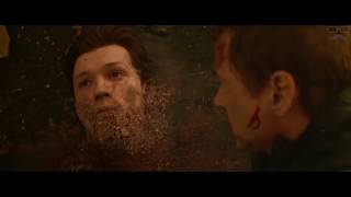 Avengers Infinity War   Spider Man Death Scene Mr 