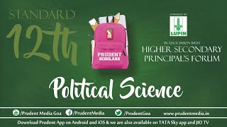 Prudent Scholars | 12th Political Science | The Crisis of Democratic Order | 11 Dec 20