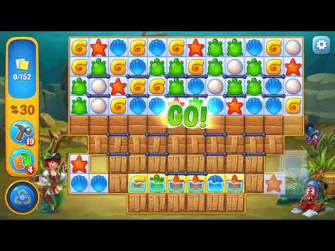 Fishdom level 525 Gameplay (iOS Android)